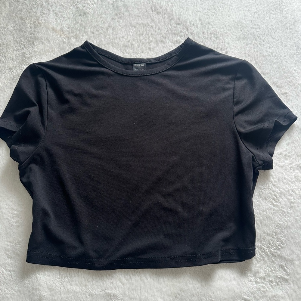 Black Crop Top